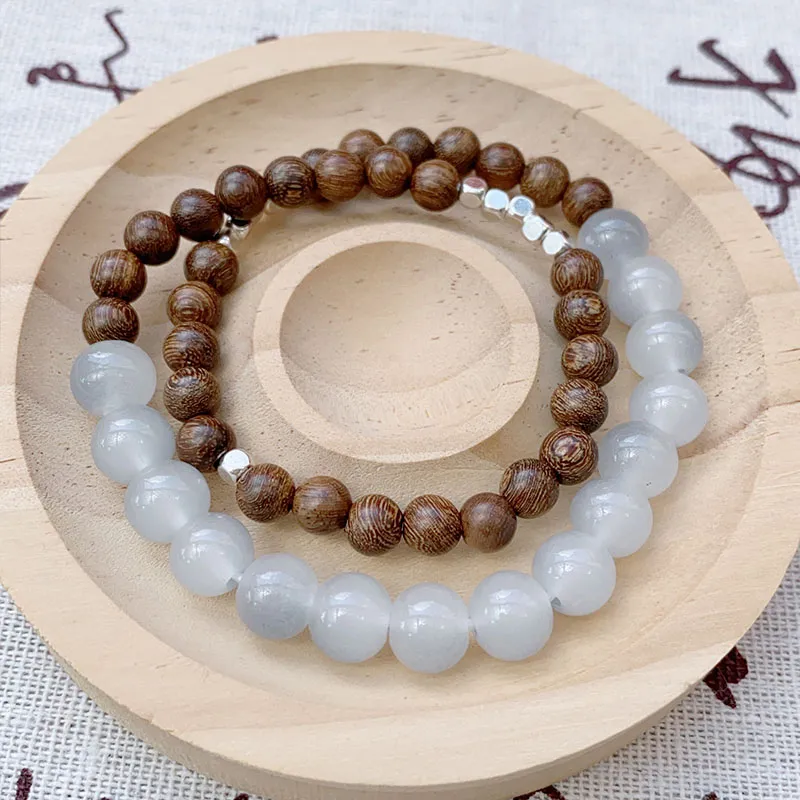 BNNYW Golden Sandalwood Bracelets Unisex-2