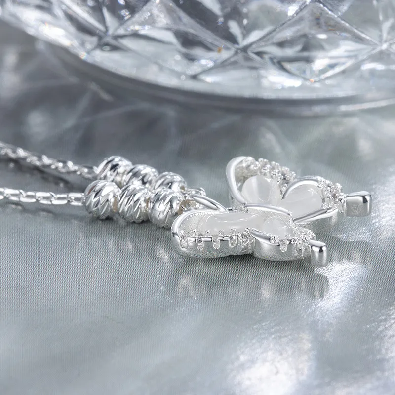 BNNYW Glass Cat Eye Necklaces Women's-2