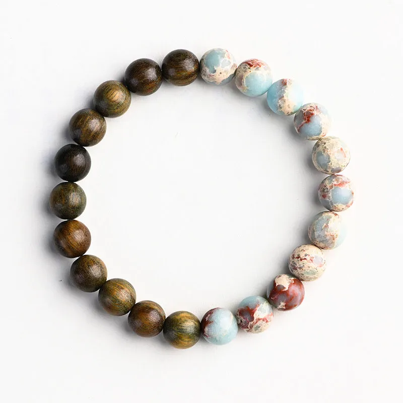 BNNYW Green Sandalwood Bracelets Unisex-2