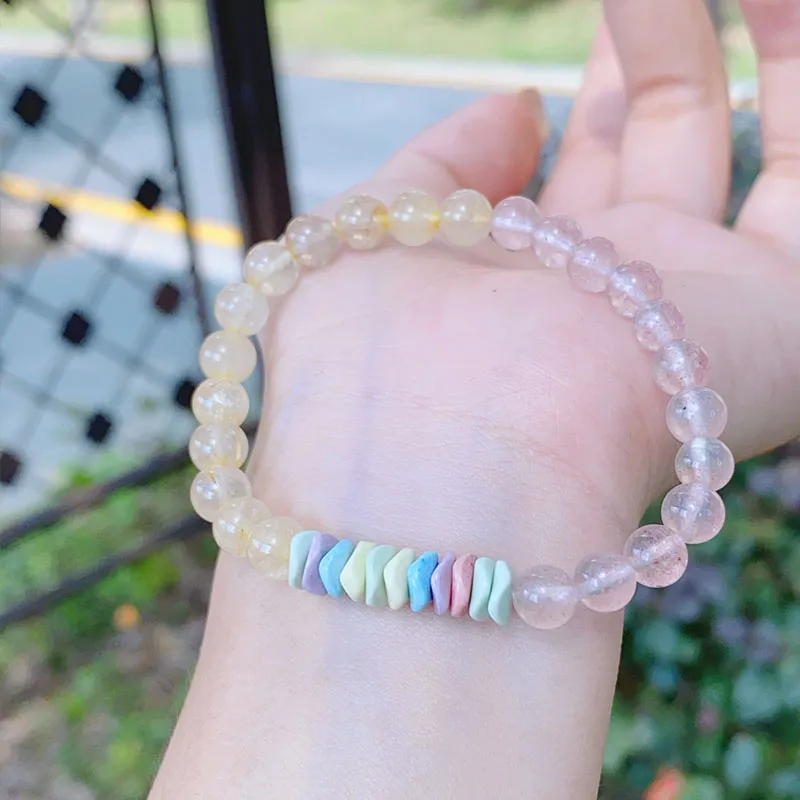 BNNYW Colored Glaze Bracelets Unisex-1