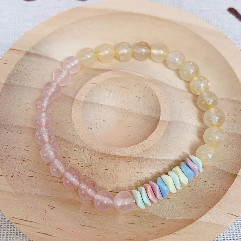 BNNYW Colored Glaze Bracelets Unisex-3