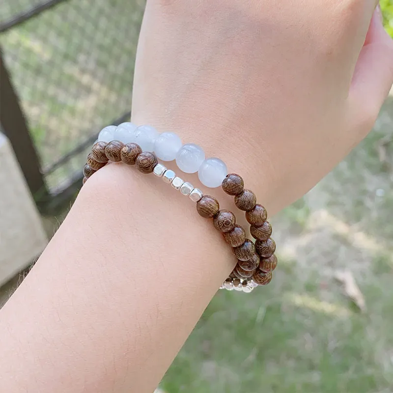 BNNYW Golden Sandalwood Bracelets Unisex-4