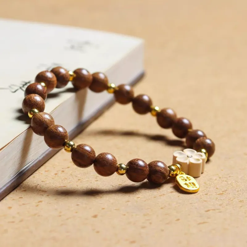 BNNYW Golden Sandalwood Bracelets Unisex-3