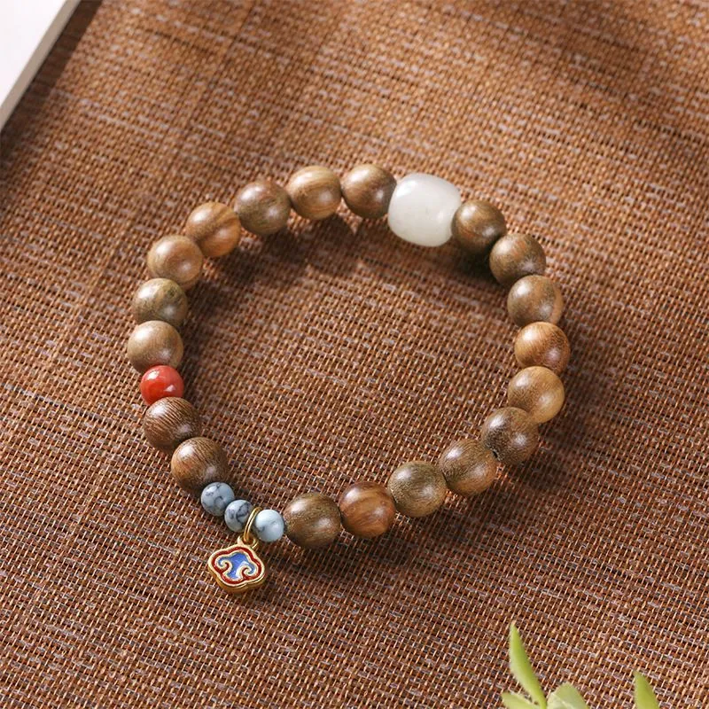 BNNYW Golden Sandalwood Bracelets Unisex-4