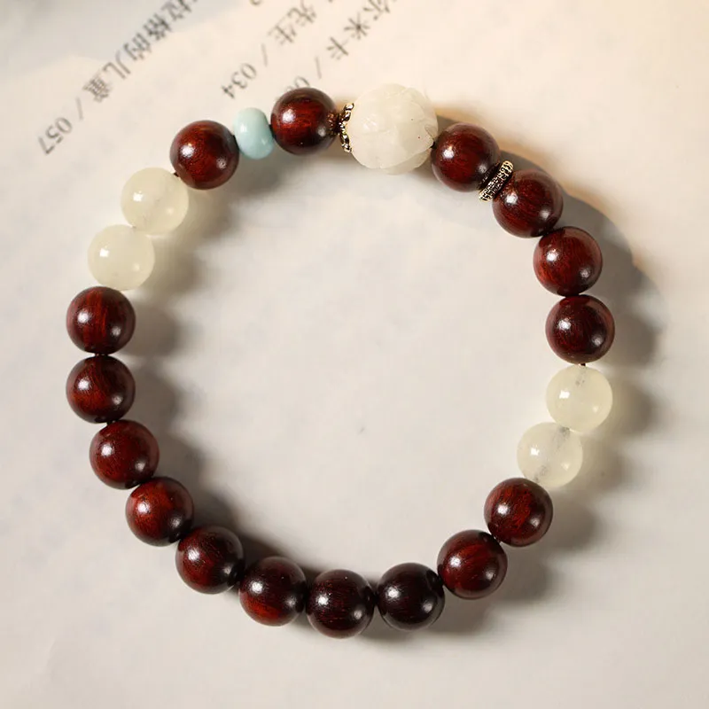 BNNYW Bloodwood Wooden Bracelets Unisex-4