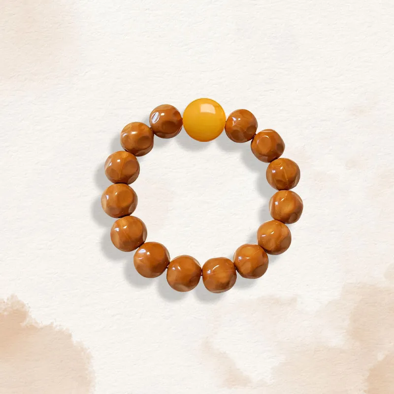BNNYW Monkey Head Walnut Bracelets Unisex-3