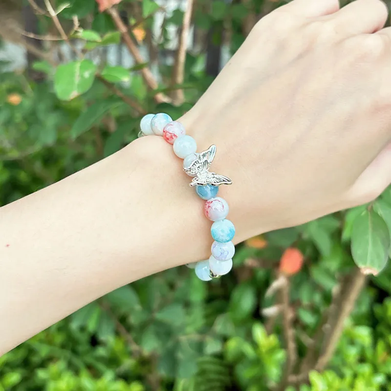 BNNYW Colored Glaze Bracelets Unisex-5