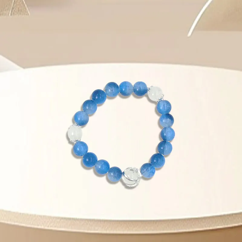 BNNYW Colored Glaze Jade Bracelets Unisex-5