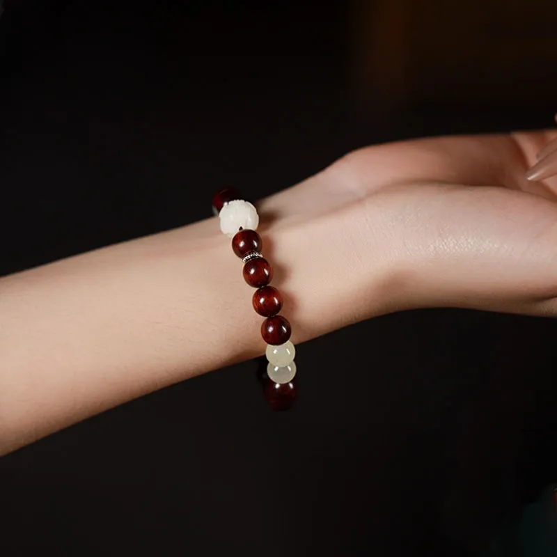 BNNYW Bloodwood Wooden Bracelets Unisex-1