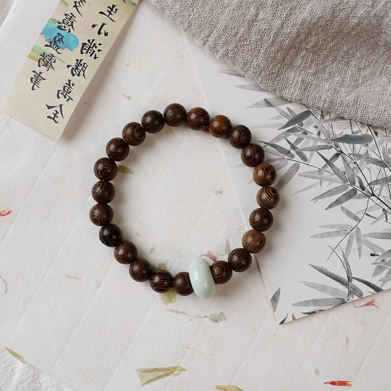 BNNYW Golden Sandalwood Bracelets Unisex-4