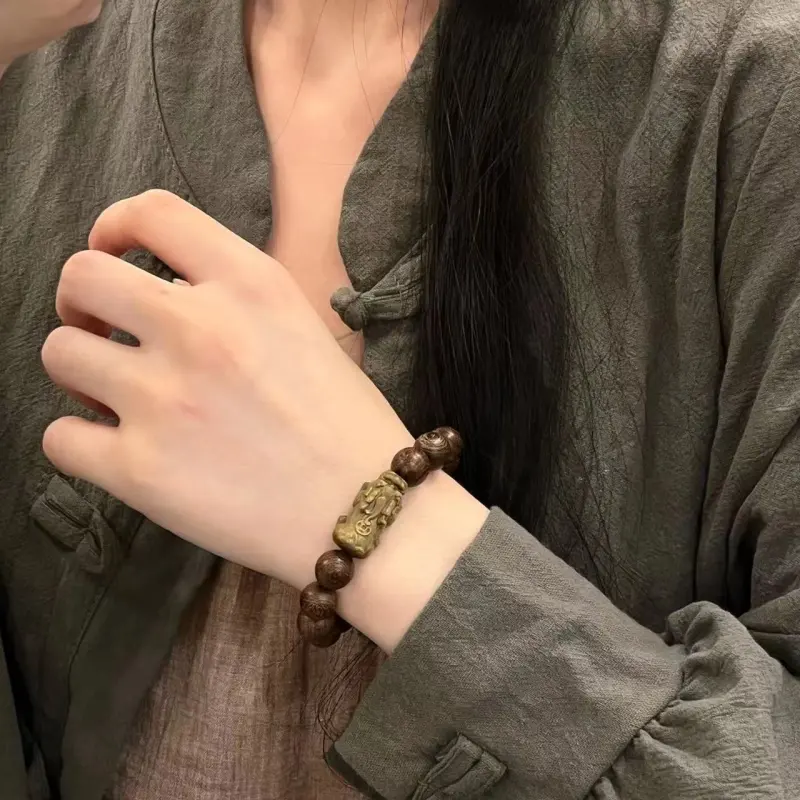 BNNYW Golden Sandalwood Bracelets Unisex-1