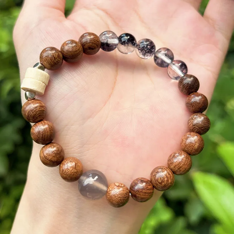 BNNYW Golden Sandalwood Bracelets Unisex-4