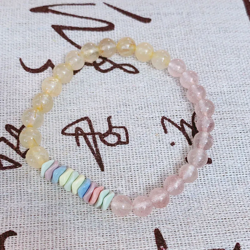 BNNYW Colored Glaze Bracelets Unisex-4