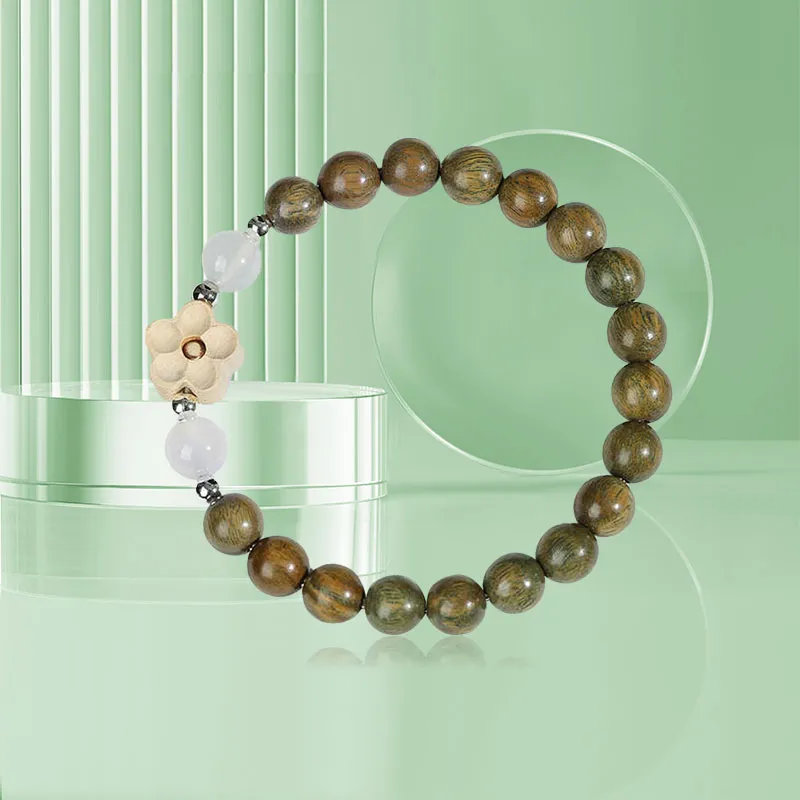 BNNYW Green Sandalwood Bracelets Women's-3