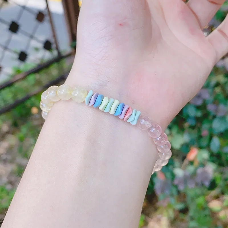 BNNYW Colored Glaze Bracelets Unisex-5