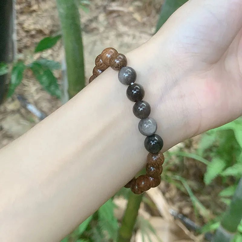 BNNYW Golden Sandalwood Bracelets Unisex-3