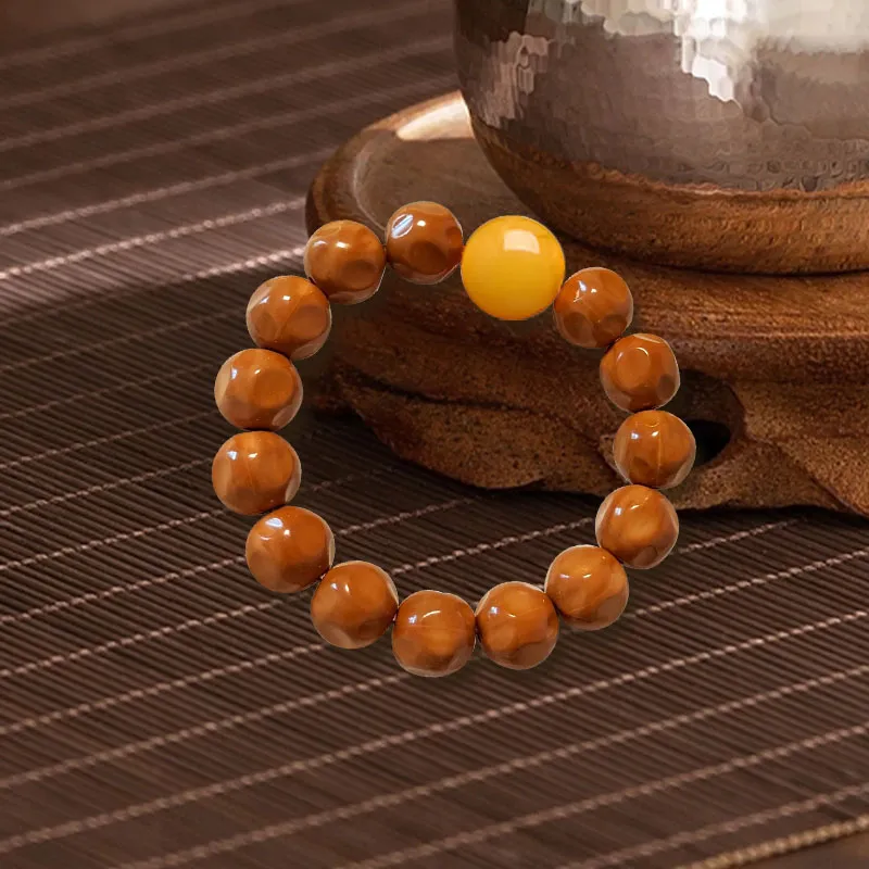 BNNYW Monkey Head Walnut Bracelets Unisex-5