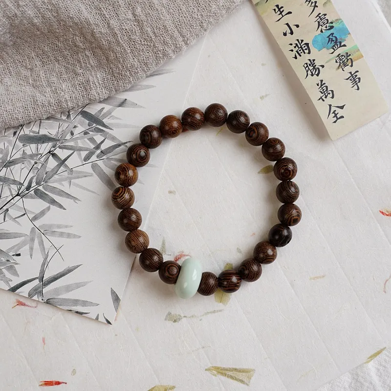 BNNYW Golden Sandalwood Bracelets Unisex-5