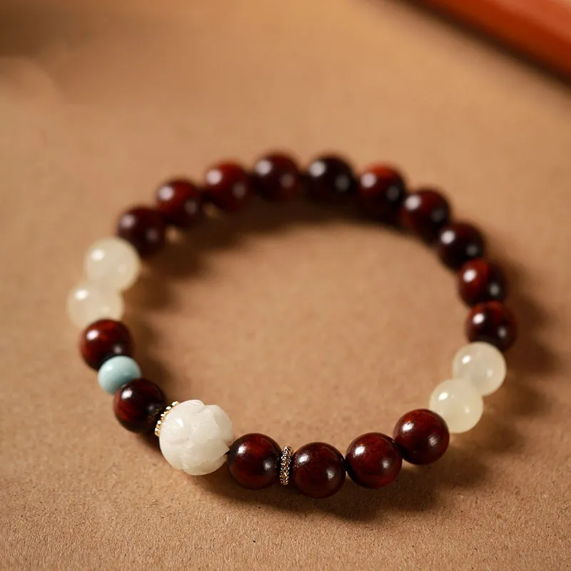 BNNYW Bloodwood Wooden Bracelets Unisex-2