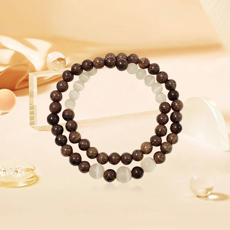 BNNYW Golden Sandalwood Bracelets Unisex-2
