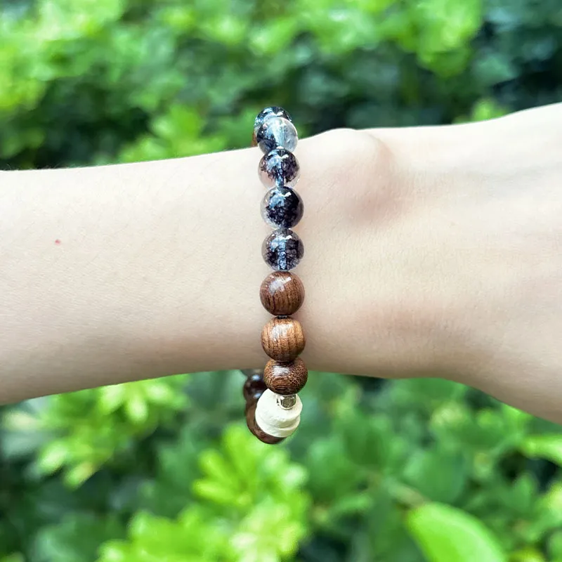 BNNYW Golden Sandalwood Bracelets Unisex-5