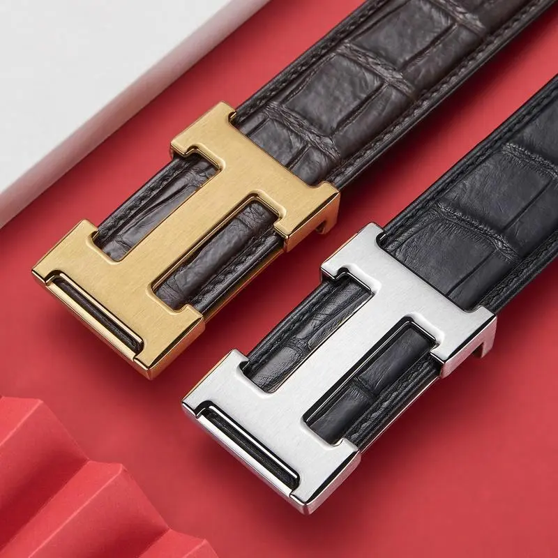 Cheekkiss Top Grain Cow Leather Belts Men's 3.8cm-7