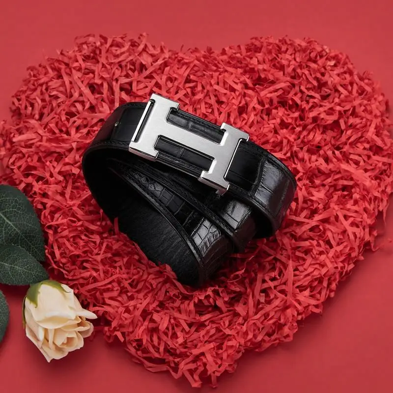 Cheekkiss Top Grain Cow Leather Belts Men's 3.8cm-2