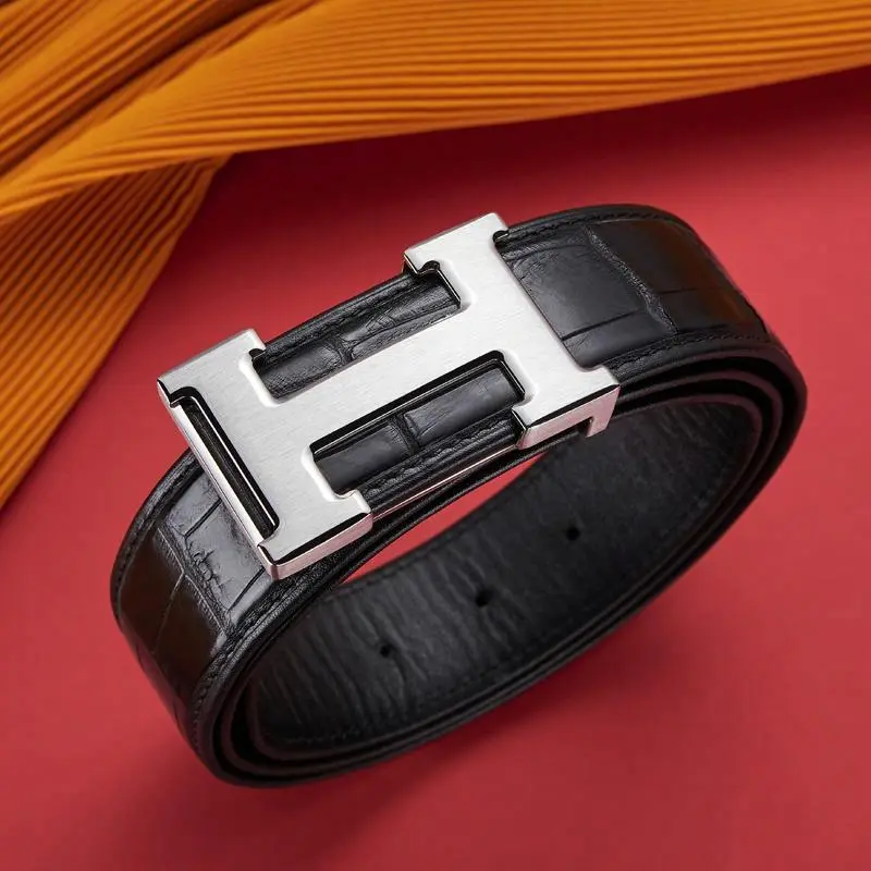 Cheekkiss Top Grain Cow Leather Belts Men's 3.8cm-3