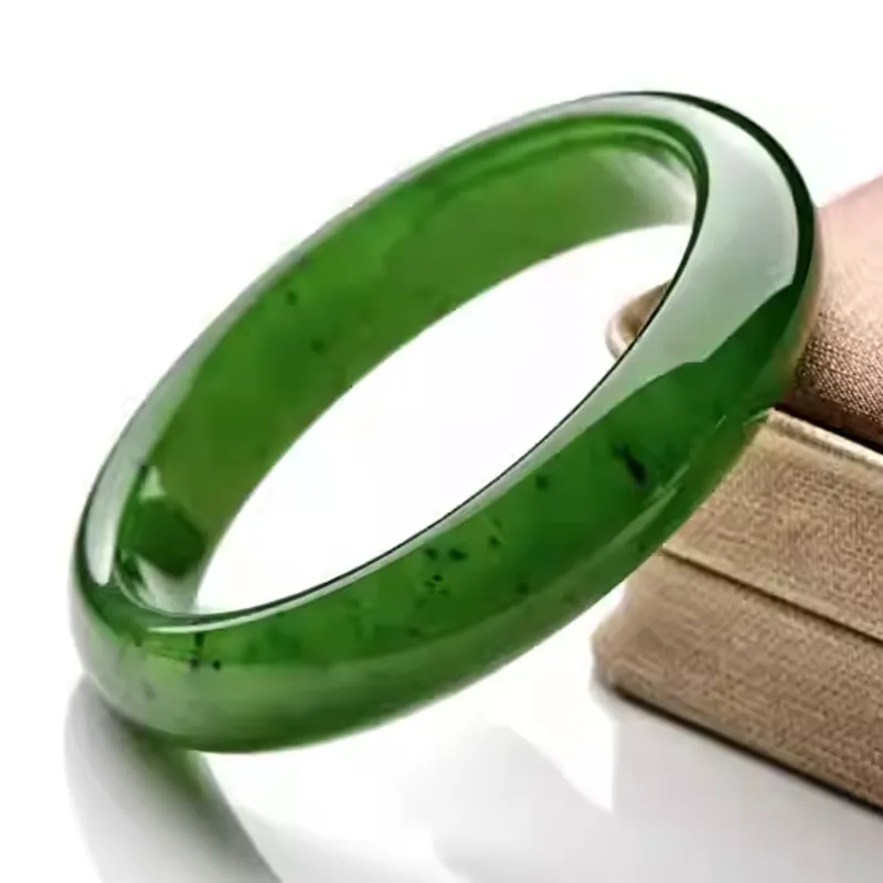 MUSHIFEN Hetian Jade Bangles Jasper Women's-4