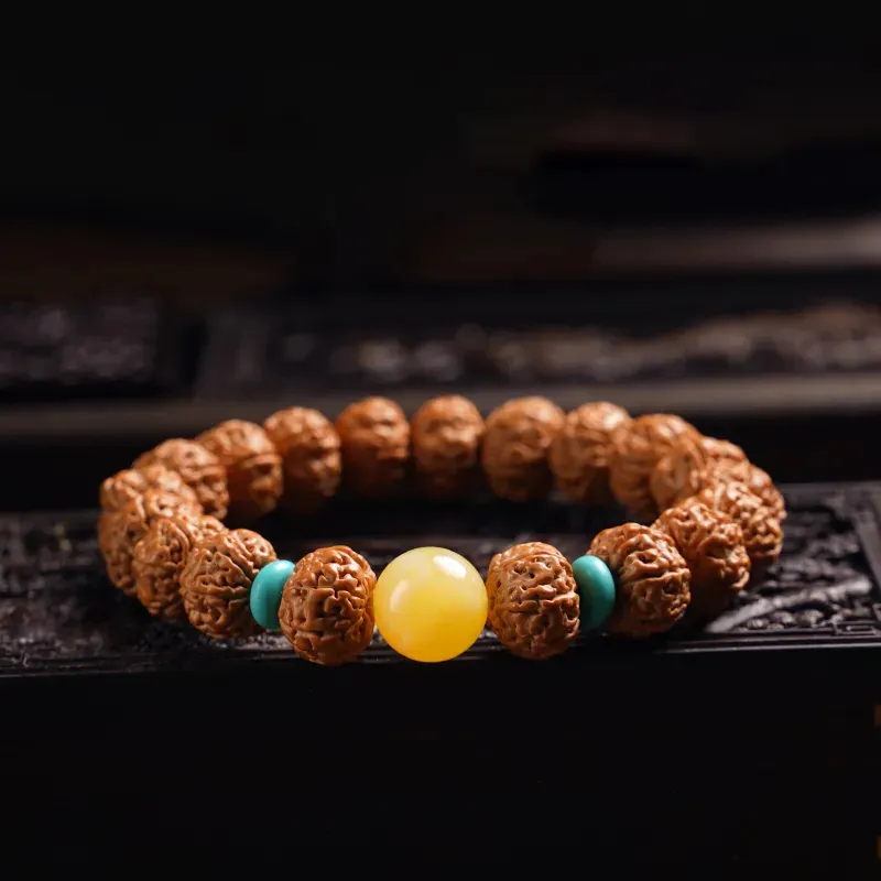 MUSHIFEN King Kong Bodhi Seeds Bracelets Unisex-3