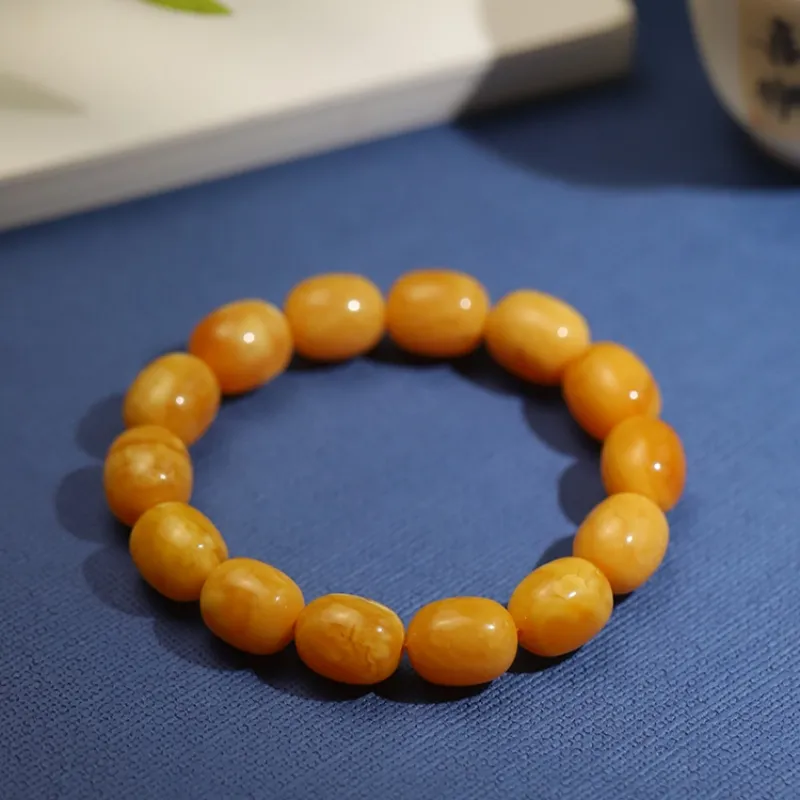 MUSHIFEN Beeswax Jujube Bead Fortune Bracelet # Good Luck Women's-2