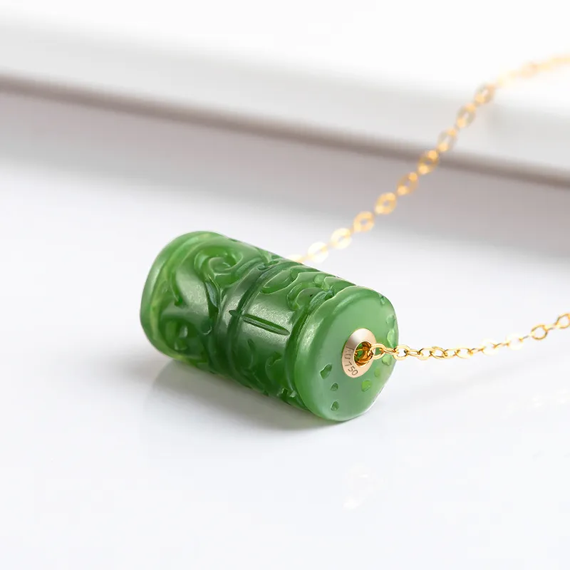 MUSHIFEN Hetian Jade Necklaces Jasper Unisex-2