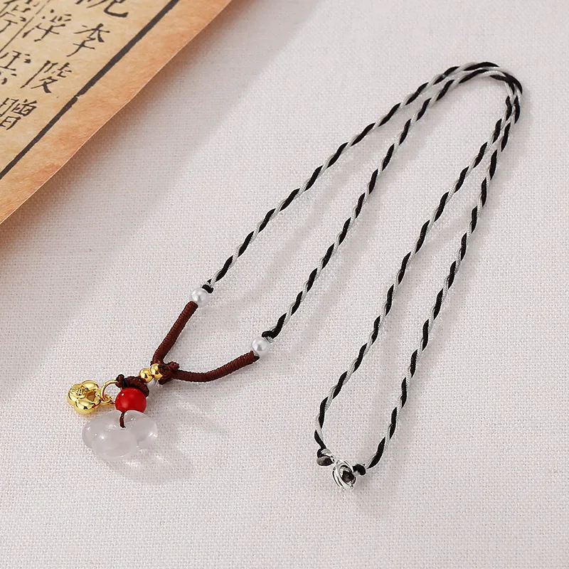 MUSHIFEN Chalcedony Necklaces Women's-3