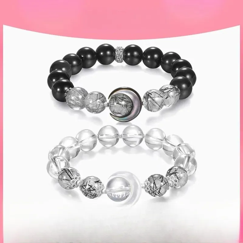 MUSHIFEN Obsidian Bracelets Unisex-4