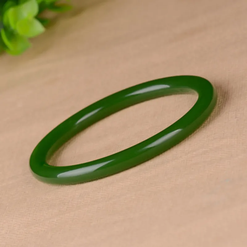MUSHIFEN Hetian Jade Bangles Jasper Women's-5