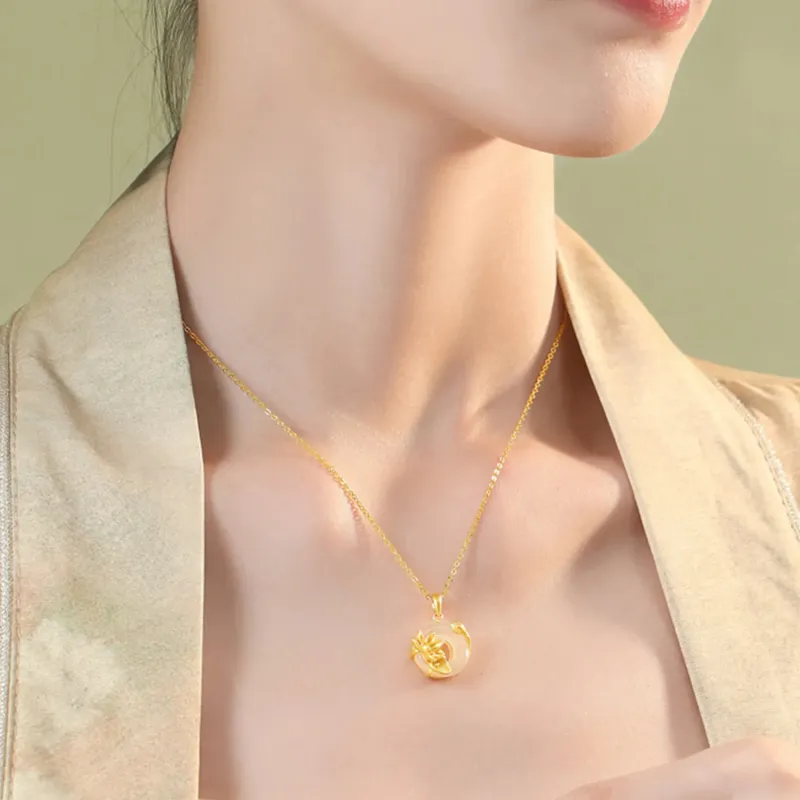 MUSHIFEN Chalcedony Necklaces Women's-4