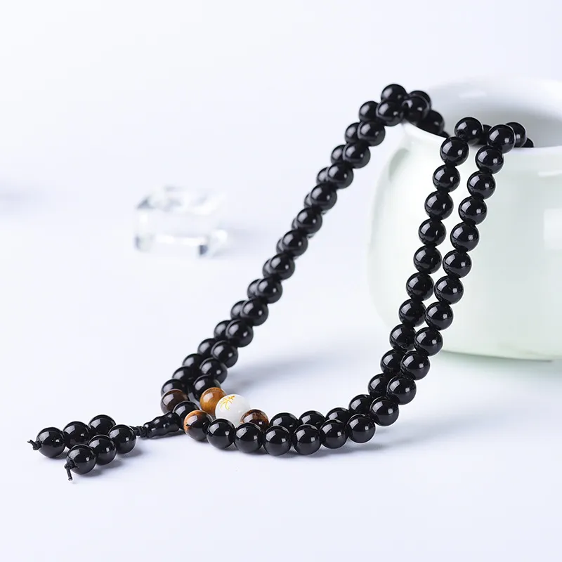 MUSHIFEN Obsidian Bracelets Unisex-4