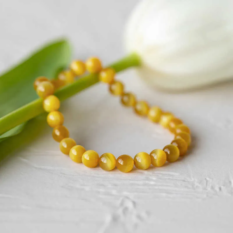 MUSHIFEN Tiger's Eye Stone Bracelets Women's-4