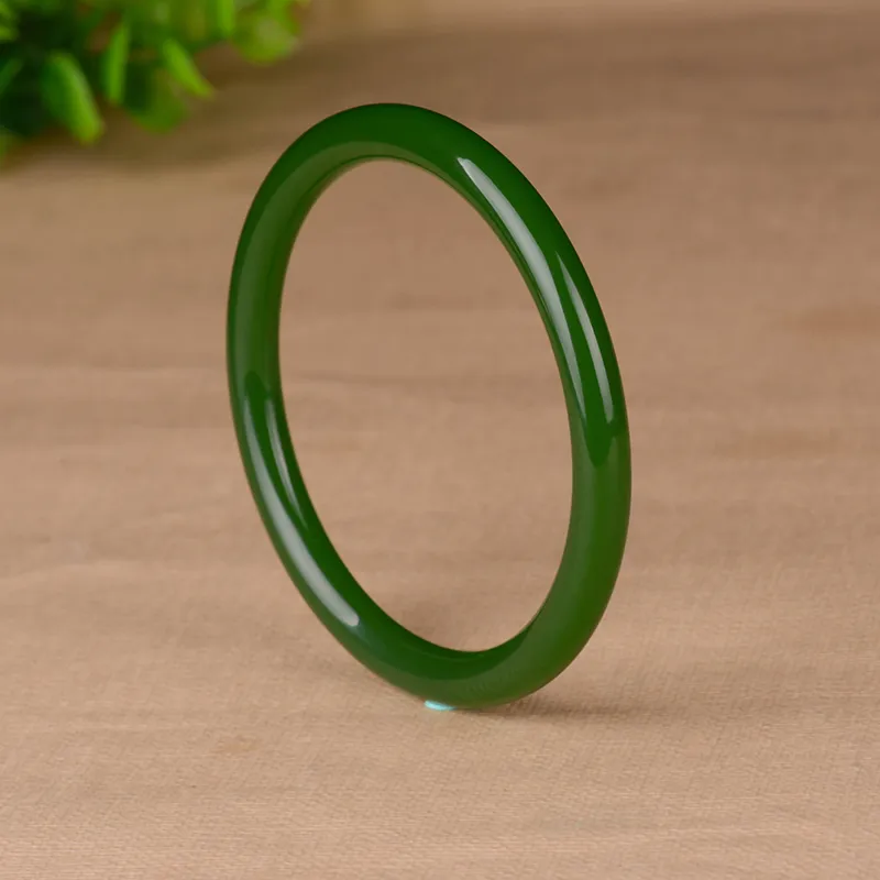 MUSHIFEN Hetian Jade Bangles Jasper Women's-1