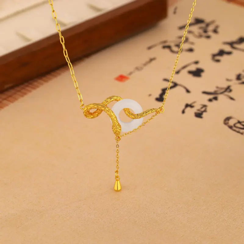 MUSHIFEN Chalcedony Necklaces Women's-1