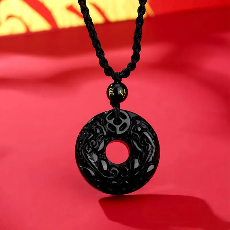 MUSHIFEN Chalcedony Jade Necklaces Unisex-4