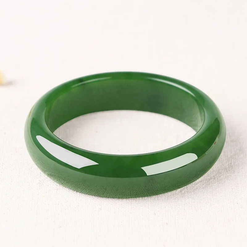MUSHIFEN Hetian Jade Bangles Jasper Women's-2