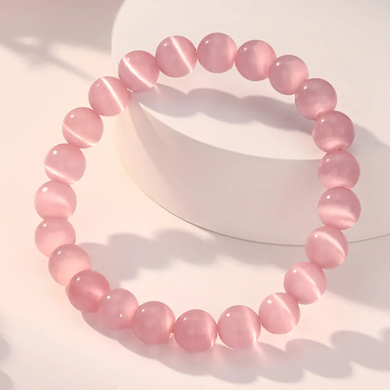 MUSHIFEN Glass Cat Eye Bracelets Women's-3