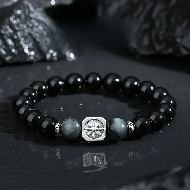 MUSHIFEN Obsidian Bracelets Men's-4