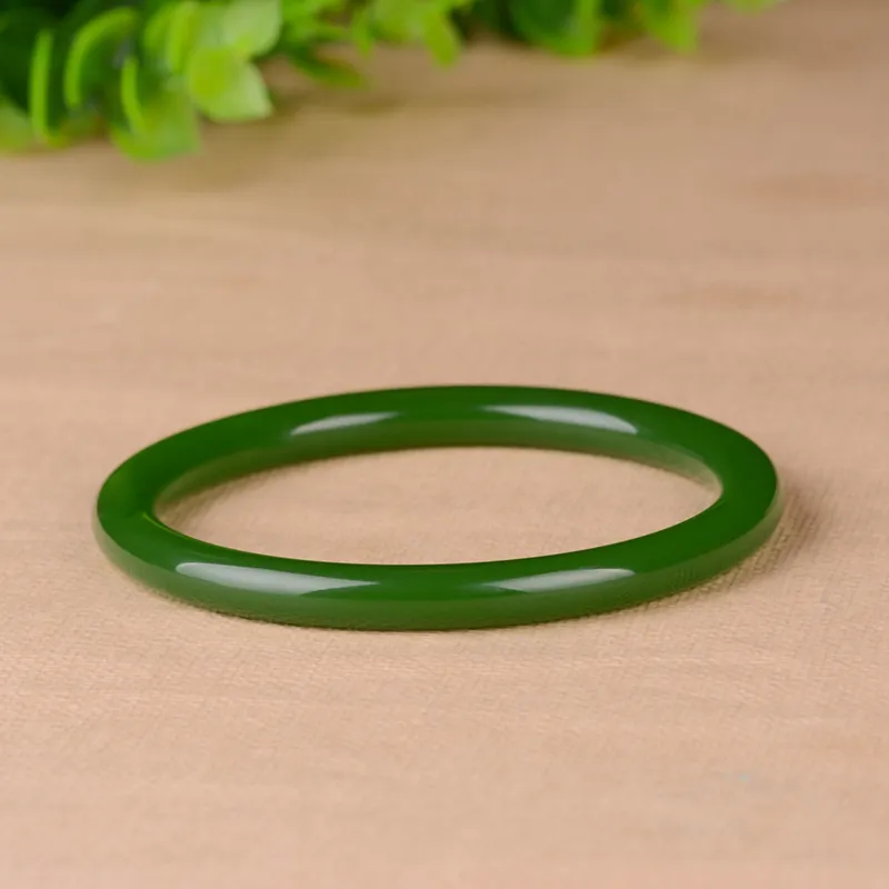 MUSHIFEN Hetian Jade Bangles Jasper Women's-3