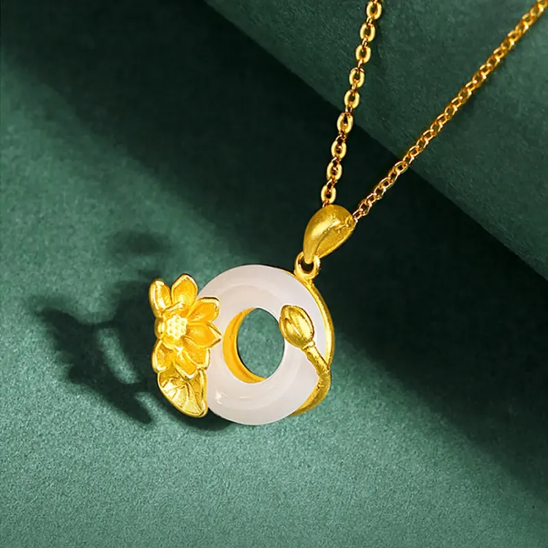 MUSHIFEN Chalcedony Necklaces Women's-2