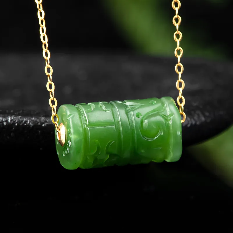 MUSHIFEN Hetian Jade Necklaces Jasper Unisex-1