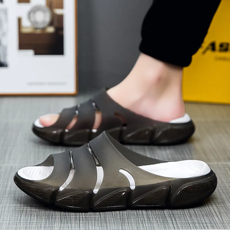 Colorful Creations Slip Resistant Abrasion Resistant Slide Slippers Men's-8