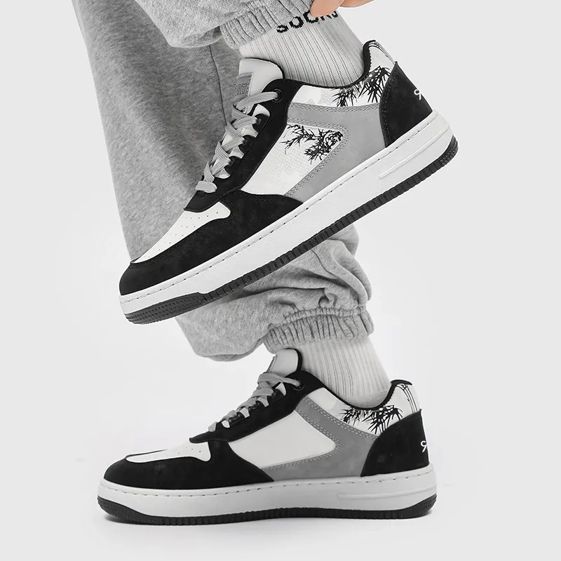 Colorful Creations Slip Resistant, Abrasion Resistant, Breathable, Lightweight Low Top Skateboard Shoes Men's-1
