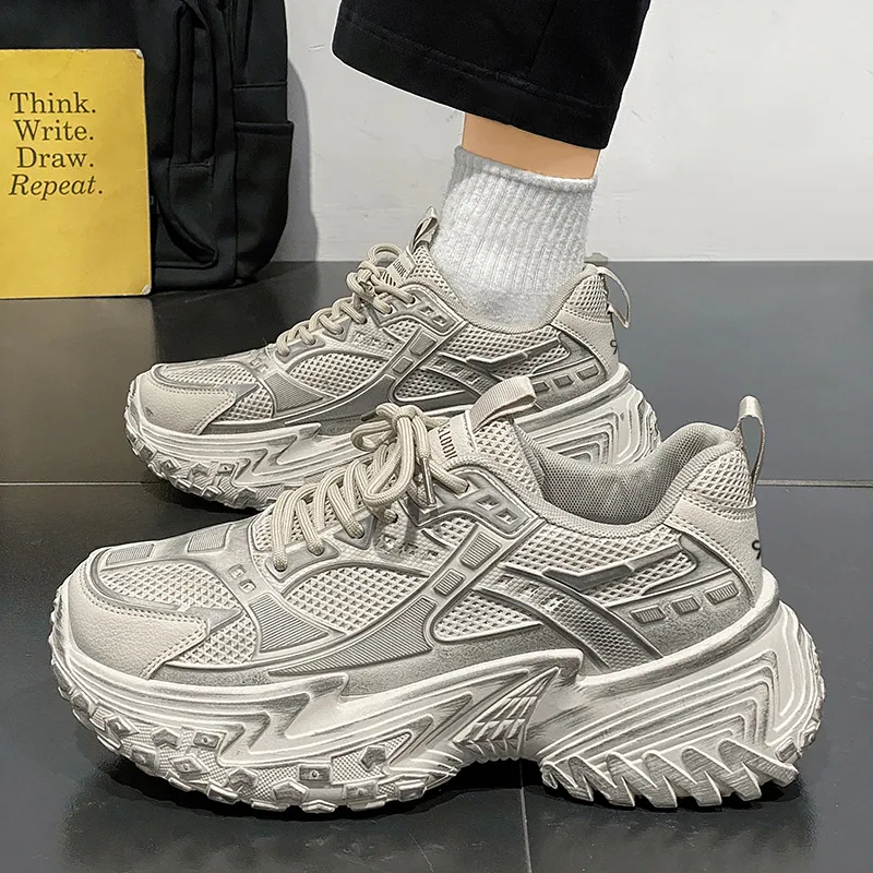 Colorful Creations Anti Slip Wear Resistant Chunky Sneakers Men's-9